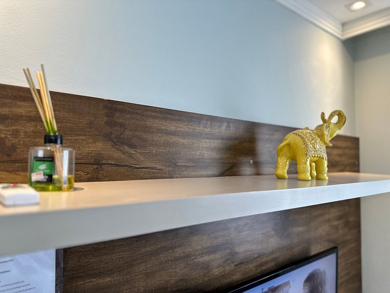 Apto moderno na rua da Feira de Artesanato