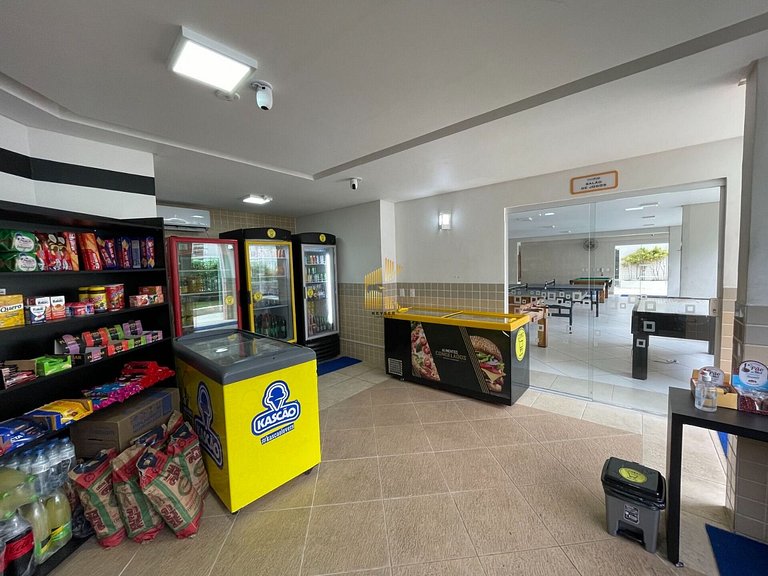 Apto 2 quartos e garagem na Ocian