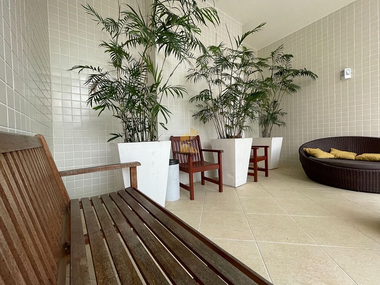 Ocian 2 quartos, suíte e piscina,quadra da praia
