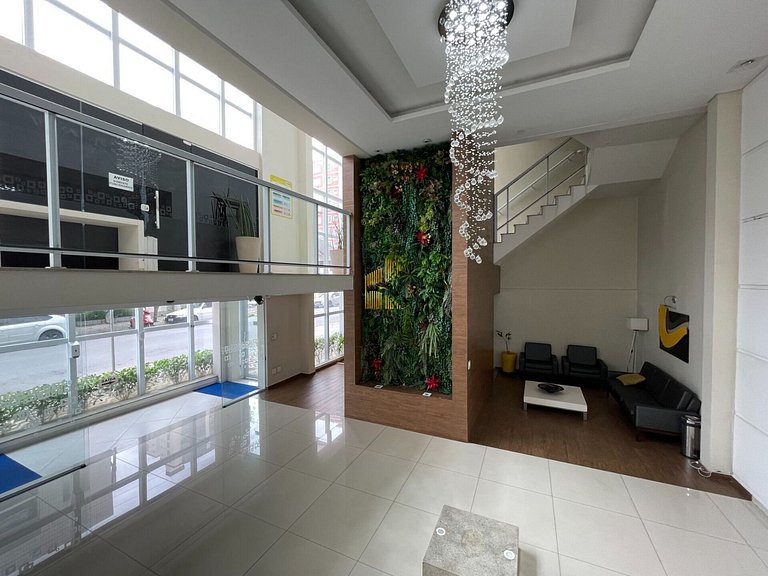 Ocian 2 quartos, suíte e piscina,quadra da praia