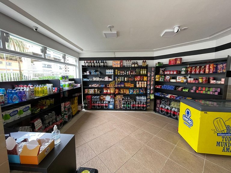 Apto 2 quartos e garagem na Ocian