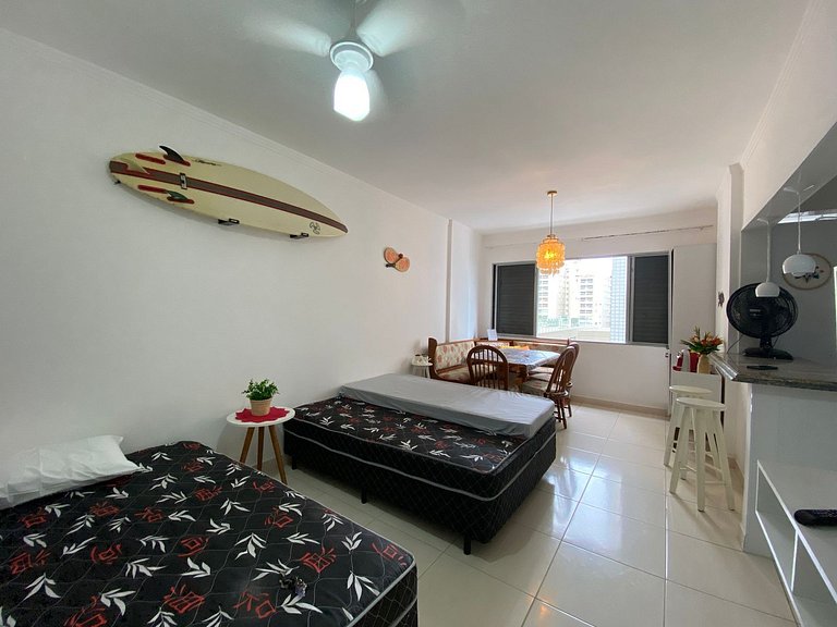 Apartamento 1 dormitório na Tupi! Frente Mar!