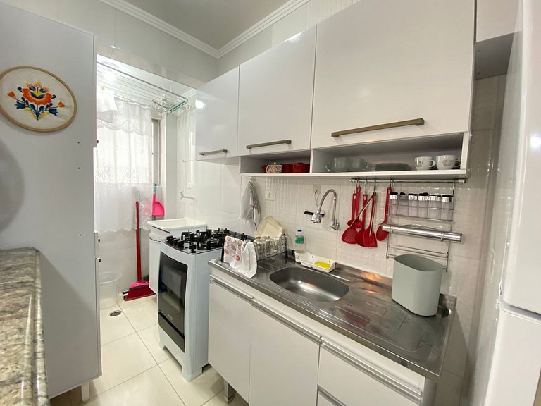 Apartamento 1 dormitório na Tupi! Frente Mar!