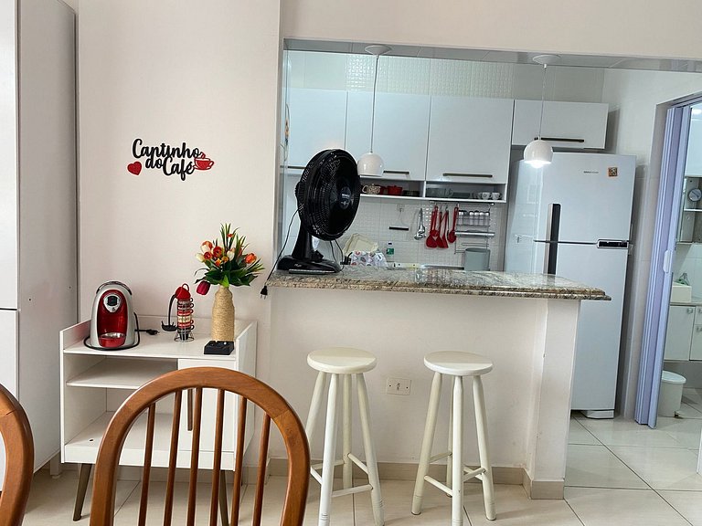 Apartamento 1 dormitório na Tupi! Frente Mar!
