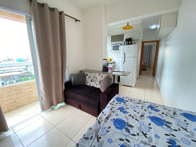 Conforto e Praia – Apto 1 Dorm Aviação