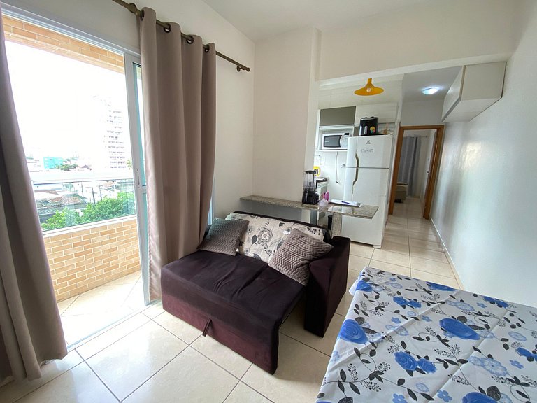 Conforto e Praia – Apto 1 Dorm Aviação