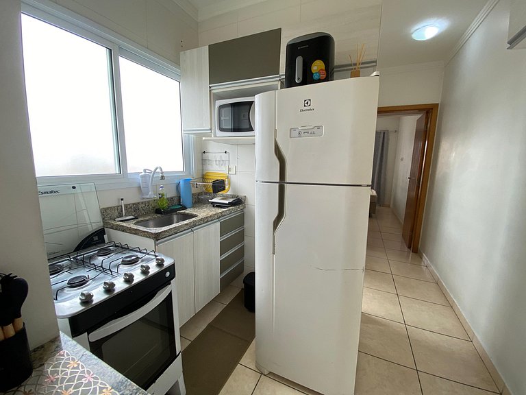 Conforto e Praia – Apto 1 Dorm Aviação