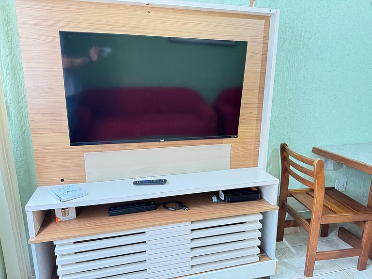 Apto 1 dorm Tupi, 50m da praia