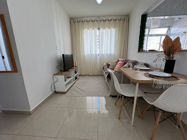 Apto na Tupi - 5 min da Praia!