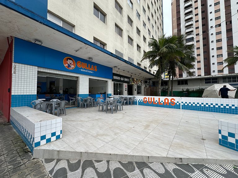Praia da Mirim - Apto a 100m do Mar