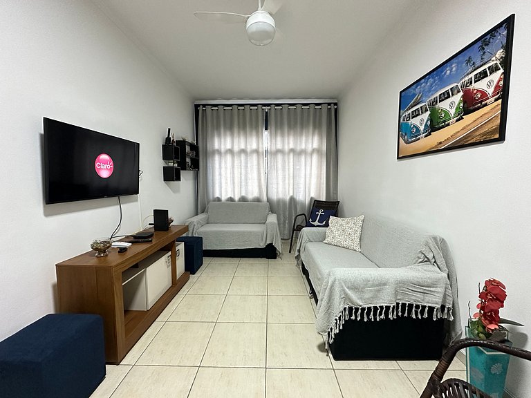 Apto 1 dorm no Canto do Forte - Próximo a Praia!