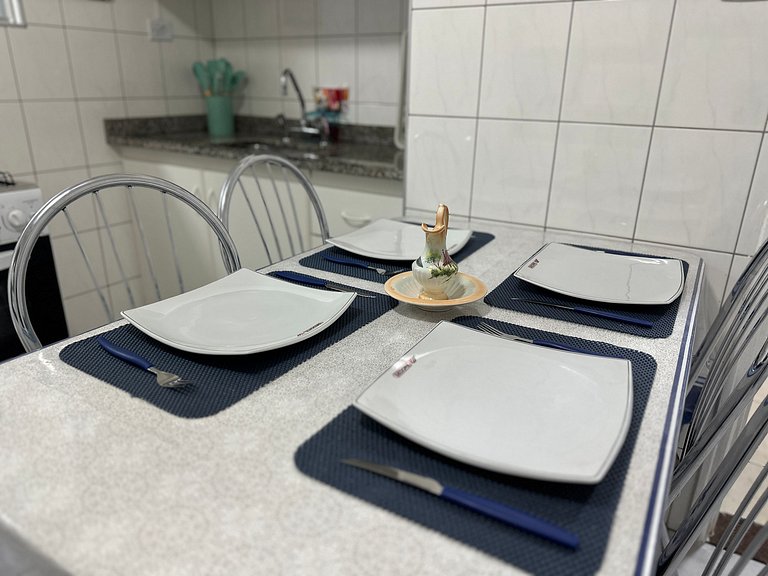 Apto 1 dorm no Canto do Forte - Próximo a Praia!