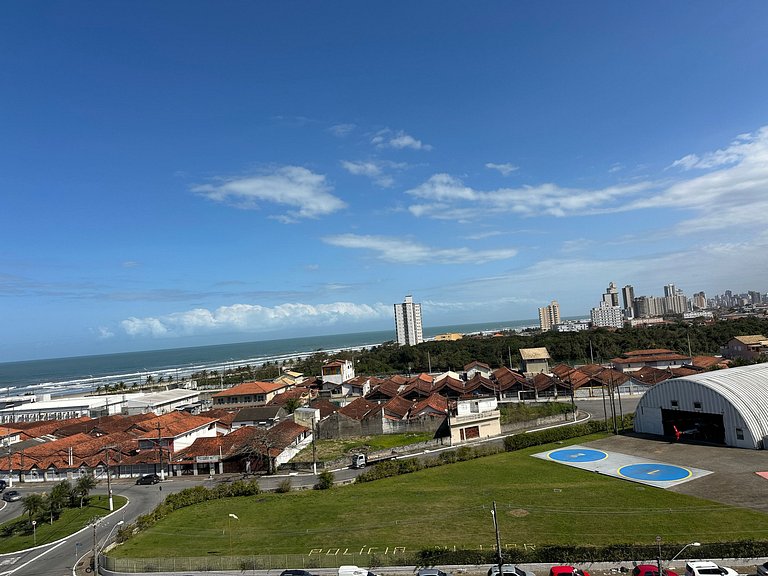 Apto vista Mar c/ vaga a 200m da Praia da Mirim!