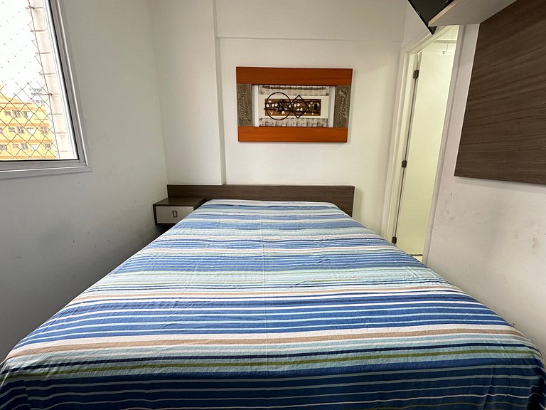 Ocian: 2 quartos, suíte, piscina e perto da praia