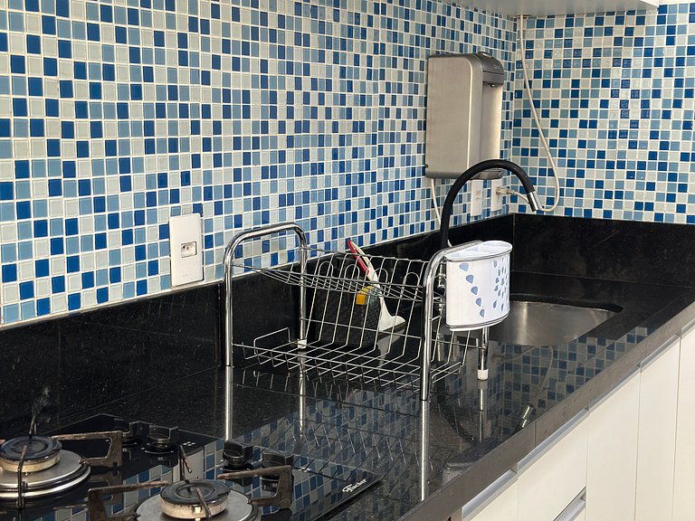 Ocian: 2 quartos, suíte e perto da praia