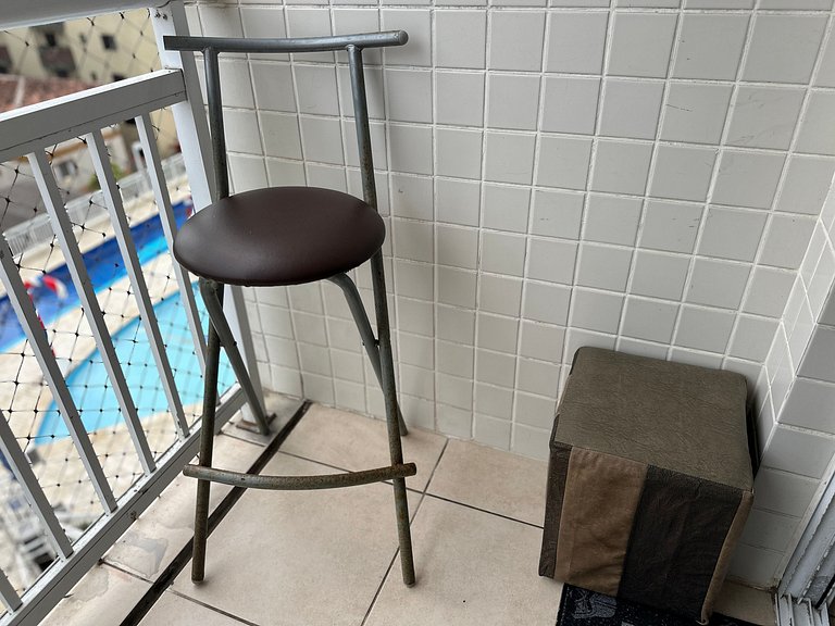 Ocian: 2 quartos, suíte, piscina e perto da praia