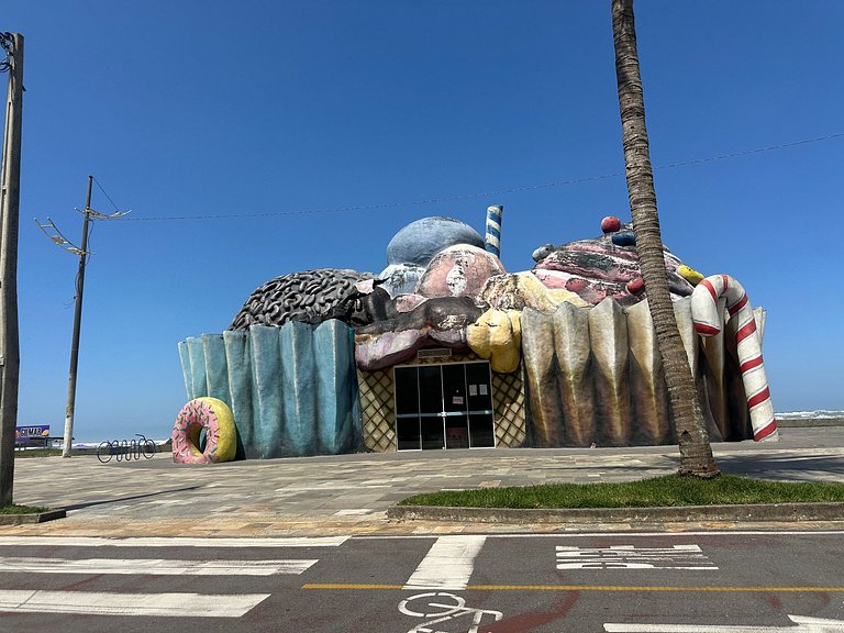 Estadia no Caiçara com Praia a 150m!