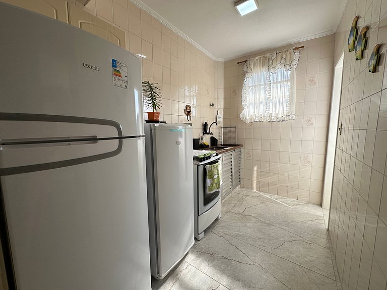 Canto do Forte: conforto, Wi-Fi e garagem!