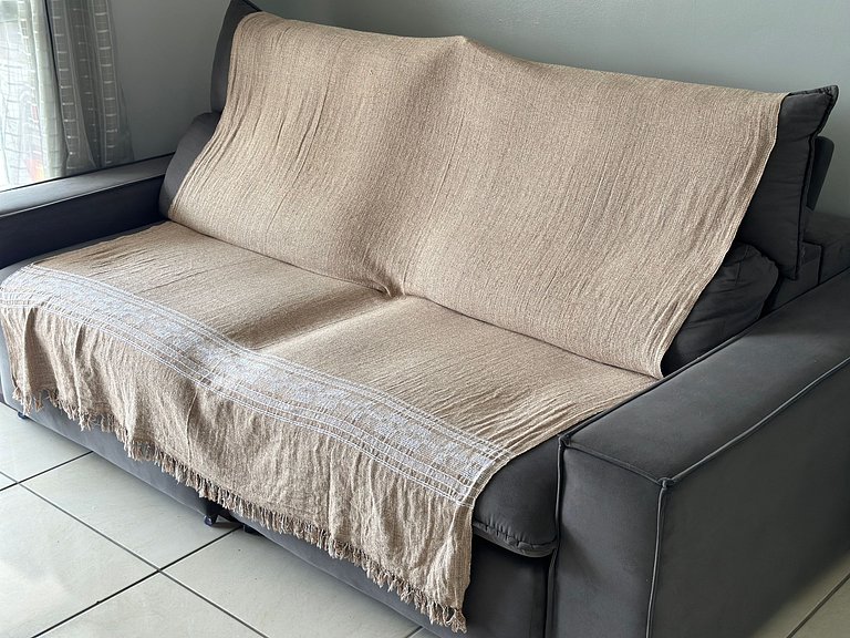 A 300m da praia, varanda gourmet e muito conforto!