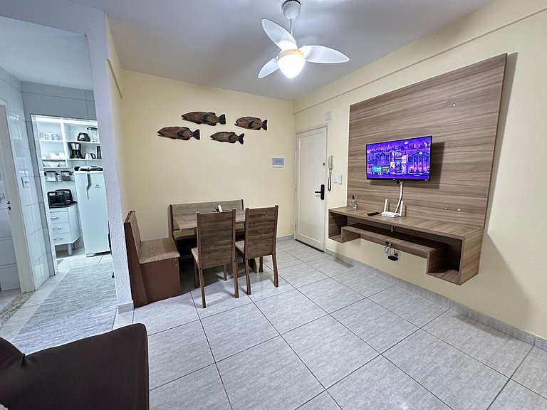 Kitnet vista Mar, pé na areia – Guilhermina