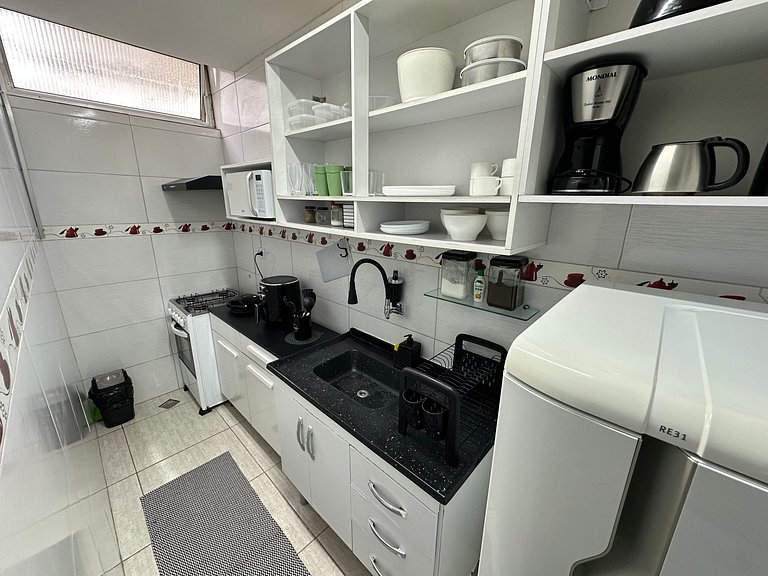 Kitnet vista Mar, pé na areia – Guilhermina