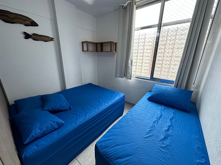 Kitnet vista Mar, pé na areia – Guilhermina