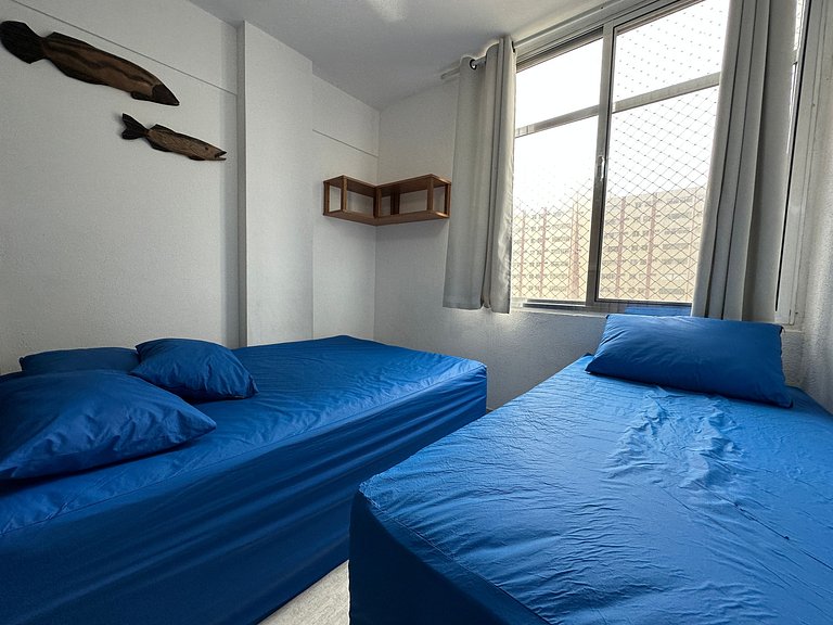 Kitnet vista Mar, pé na areia – Guilhermina