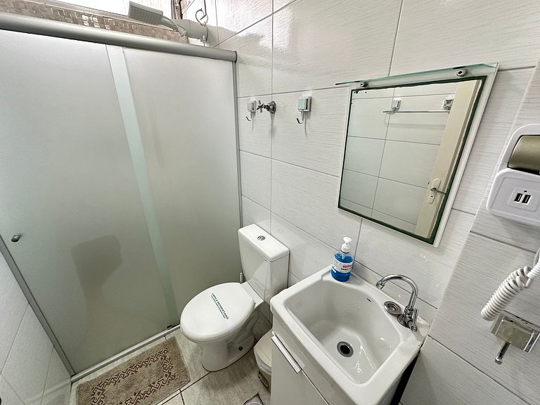 Kitnet vista Mar, pé na areia – Guilhermina