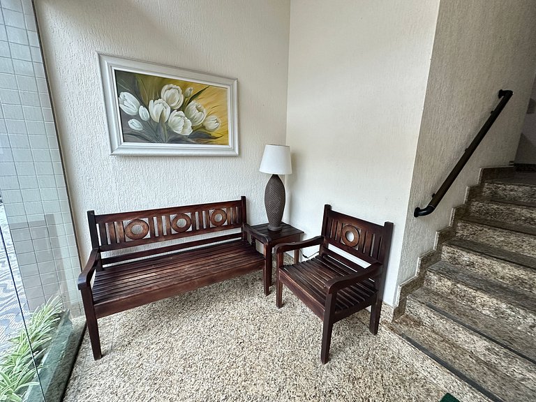 Kitnet vista Mar, pé na areia – Guilhermina