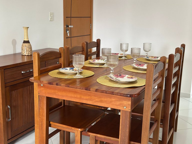 Sacada Gourmet + Vaga / A 2 min da Praia