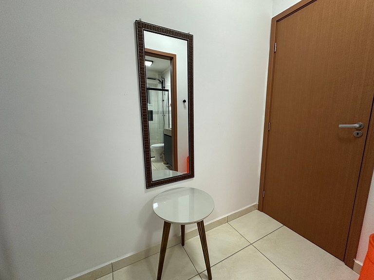 A 300m da praia, varanda gourmet vista incrível!