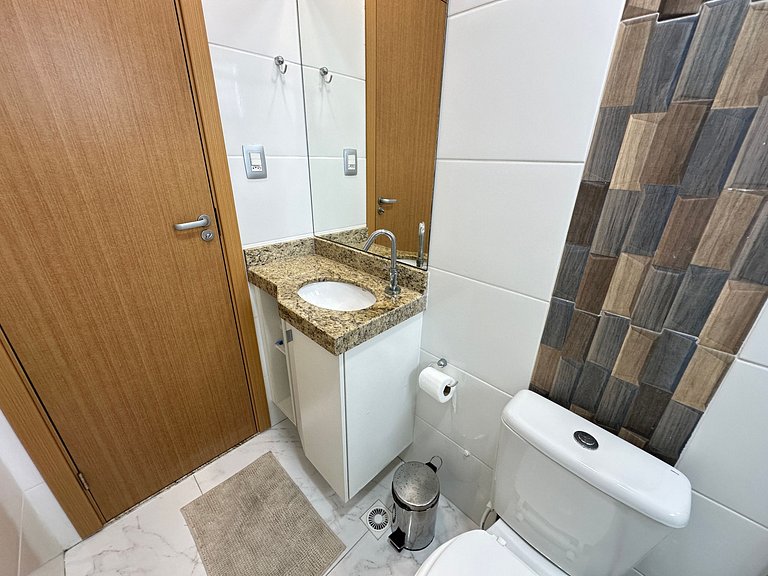 Apartamento com vista mar e Wi-Fi