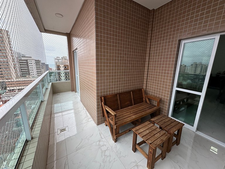 Apartamento com vista mar e Wi-Fi