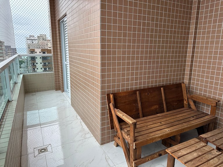 Apartamento com vista mar e Wi-Fi