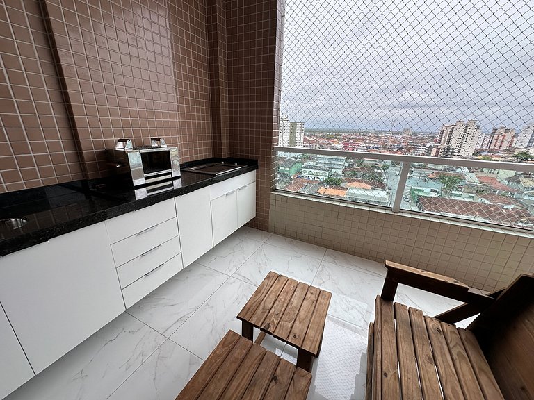 Apartamento com vista mar e Wi-Fi