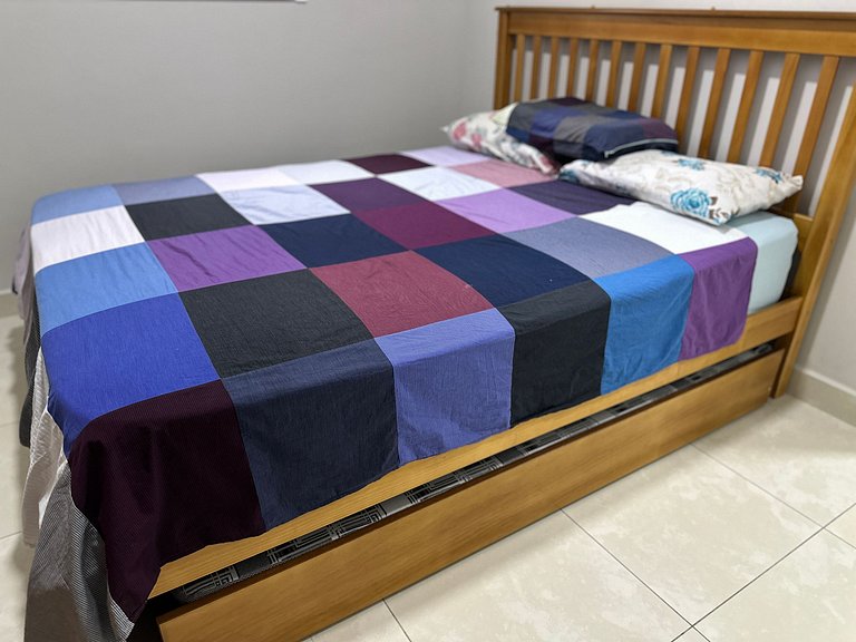 Espaçoso + Suíte + Ar + Garagem - Aviação!