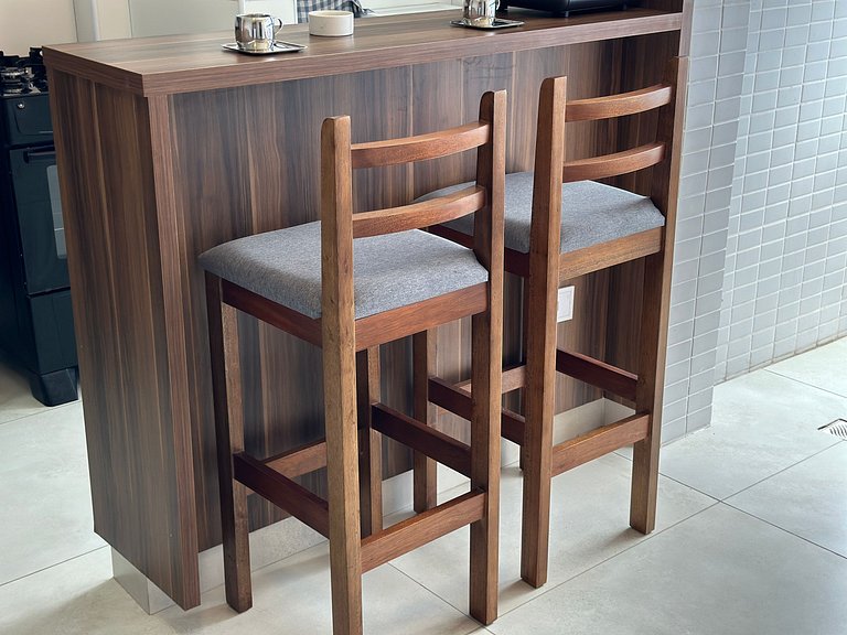 Espaço perfeito, frente Mar!