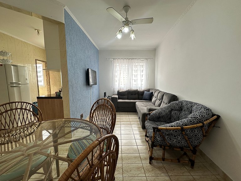 Tupi: praia a 1 min e muito conforto!