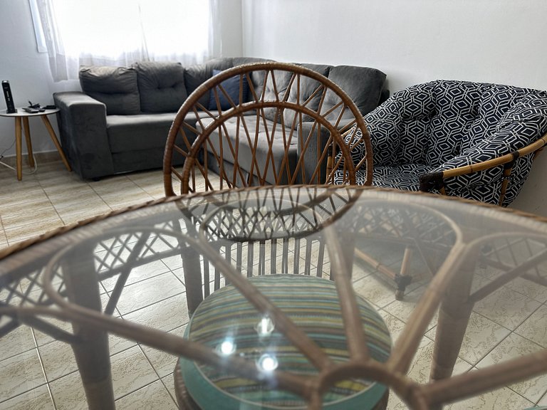 Apto Vista Mar na Tupi com 2 Quartos