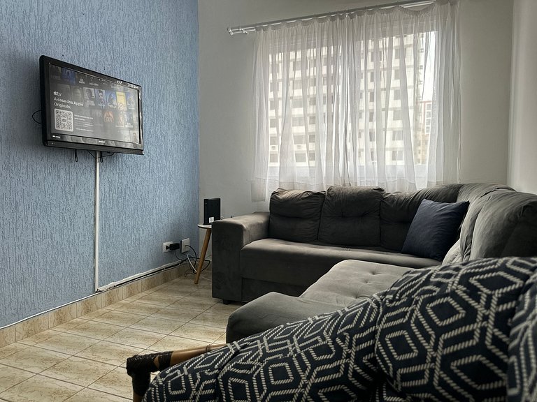 Apto Vista Mar na Tupi com 2 Quartos