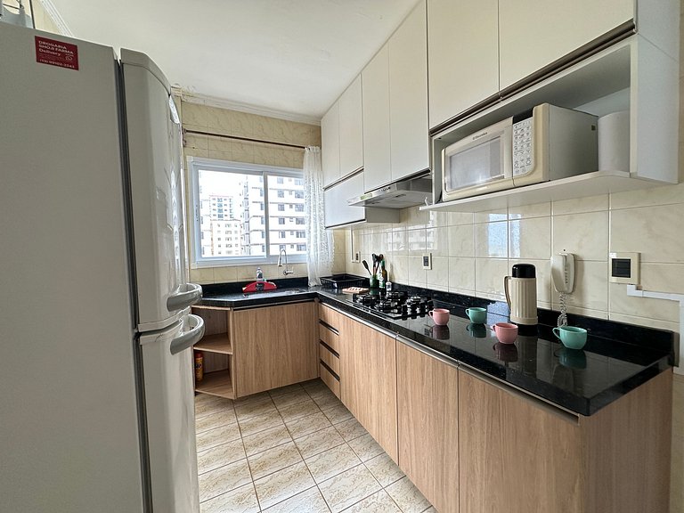 Apto Vista Mar na Tupi com 2 Quartos