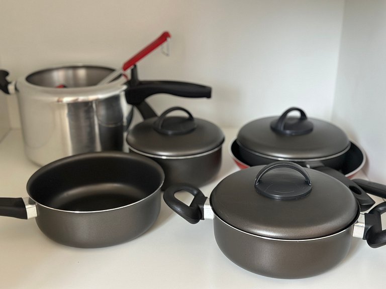 Tupi: praia a 1 min e muito conforto!