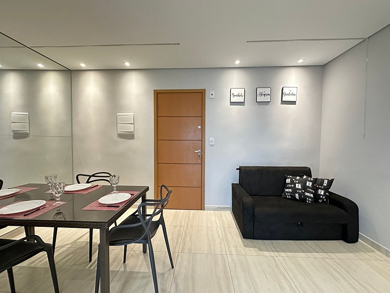 Apto Vista Mar no Maracanã com Wi-Fi e Garagem