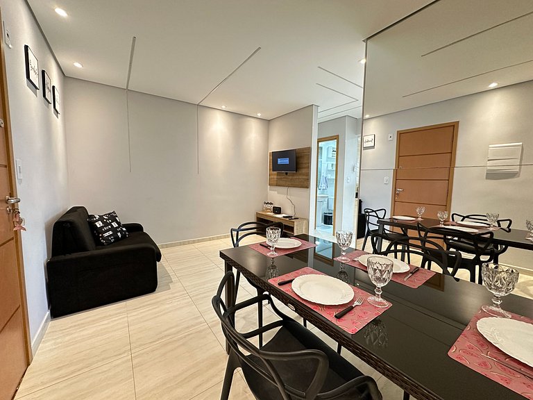 Apto Vista Mar no Maracanã com Wi-Fi e Garagem