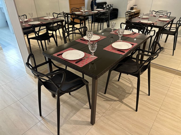 Apto Vista Mar no Maracanã com Wi-Fi e Garagem