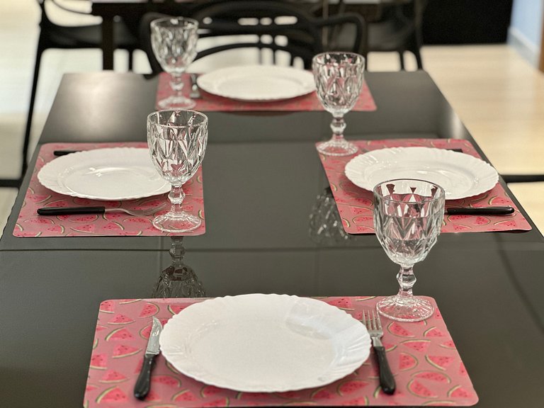 Apto Vista Mar no Maracanã com Wi-Fi e Garagem