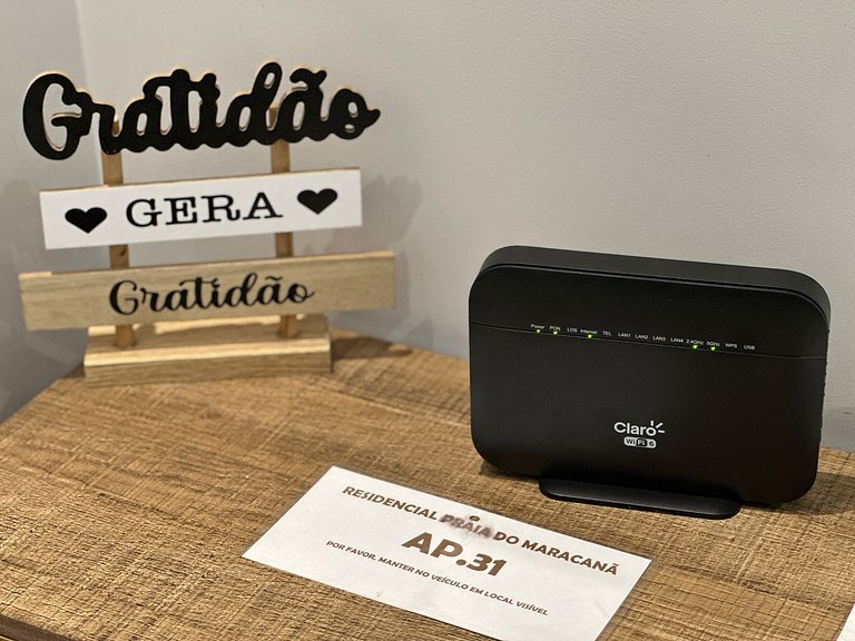 Apto Vista Mar no Maracanã com Wi-Fi e Garagem