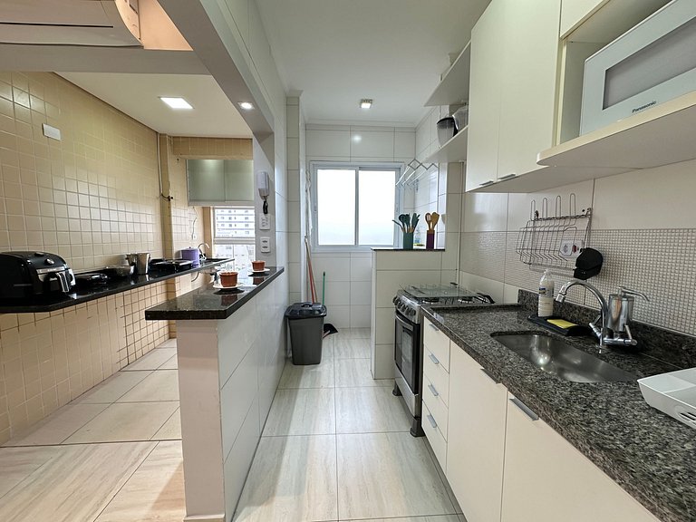 Apto Vista Mar no Maracanã com Wi-Fi e Garagem