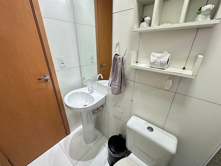 Apto Vista Mar no Maracanã com Wi-Fi e Garagem