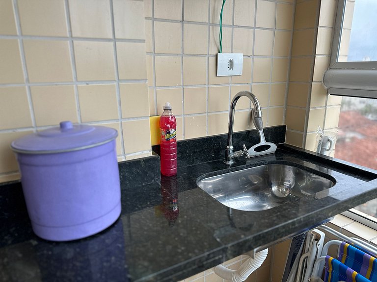 Apto Vista Mar no Maracanã com Wi-Fi e Garagem